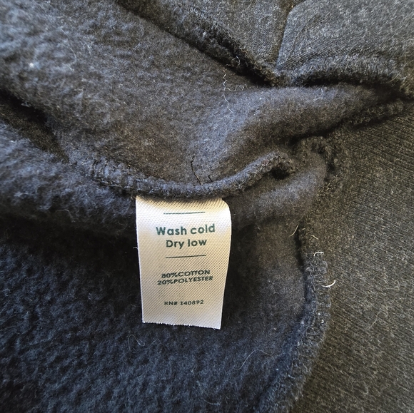 Marine Layer Ashton Bomber Heather Charcoal Black Women's Small - Picture 11 of 11